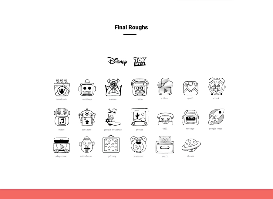 Disney Toy Story Icons