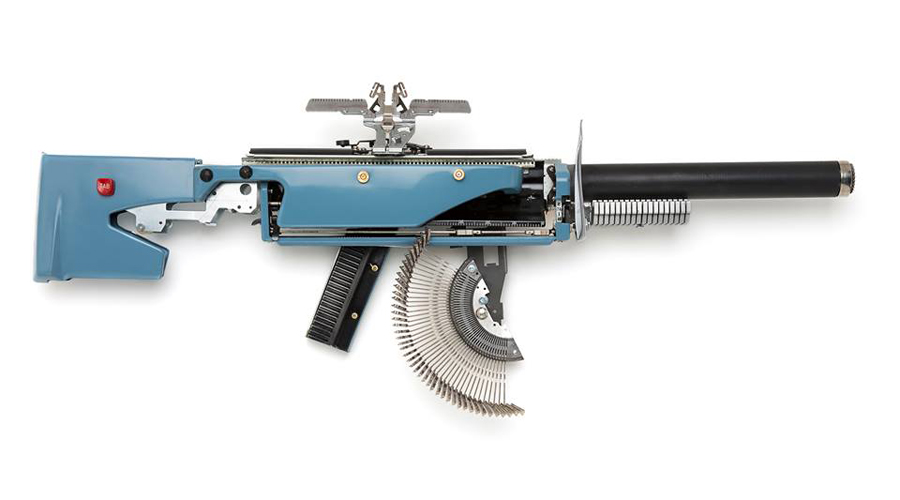 Typewriterguns, Éric Nado, Mitra-Lettres, ปืนจากเครื่องพิมพ์ดีด