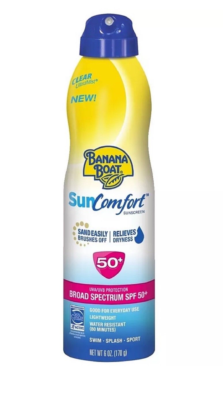 Banana Boat Sun Comfort Sunscreen Continuous Spray SPF50