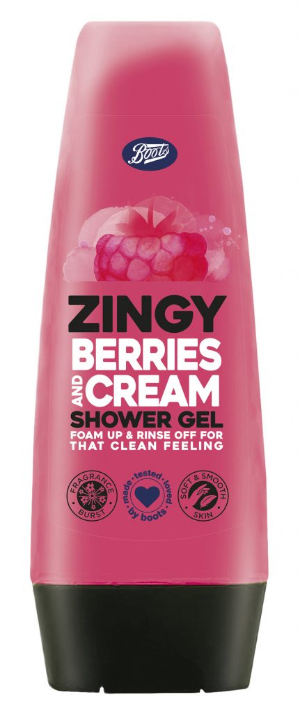 Boots Zingy Berries & Cream Shower Gel