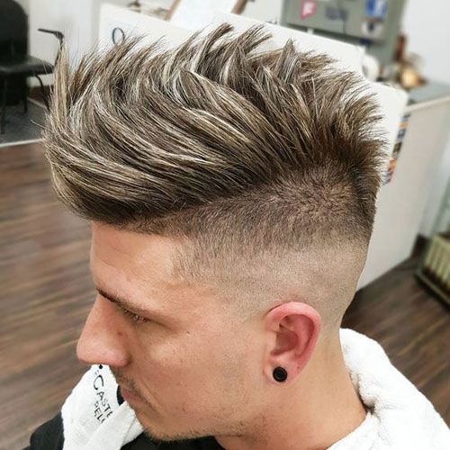 Blond Tipped Faux hawk