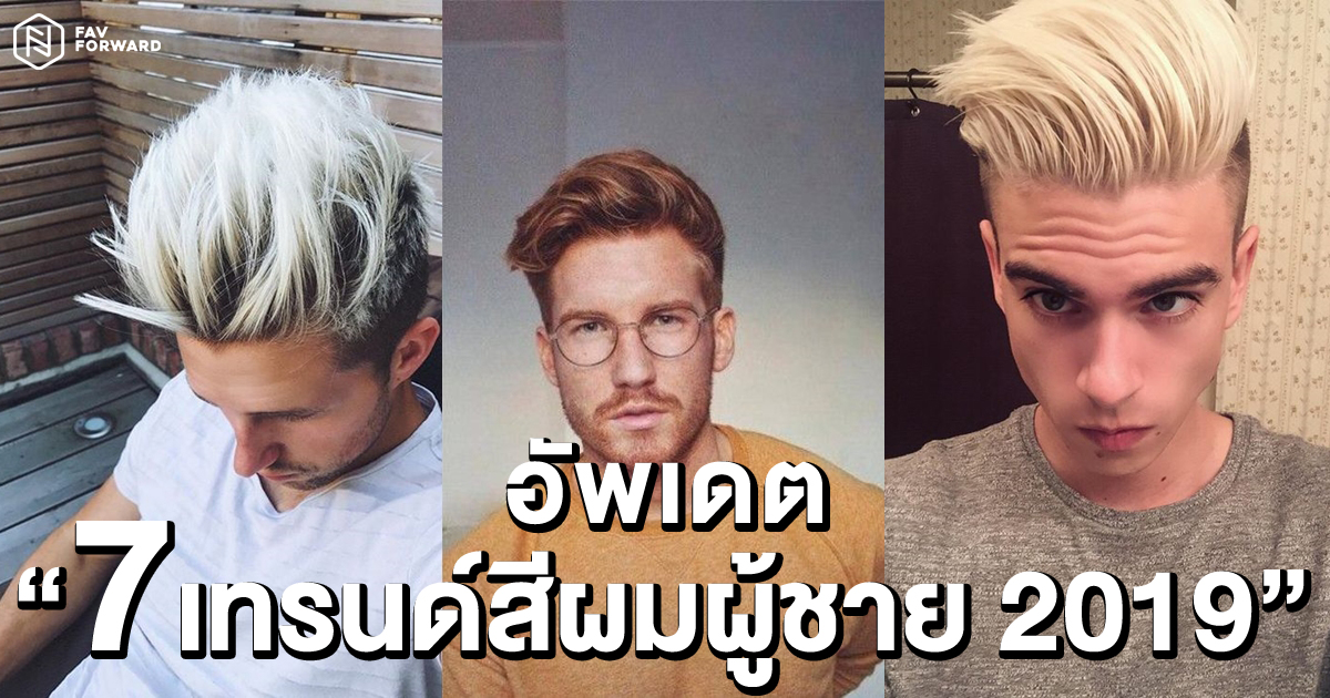 อัพเดต 7 เทรนด์สีผมผู้ชาย 2019 ' สีไหนใช่สำหรับหนุ่มไทย - Www.Favforward.Com